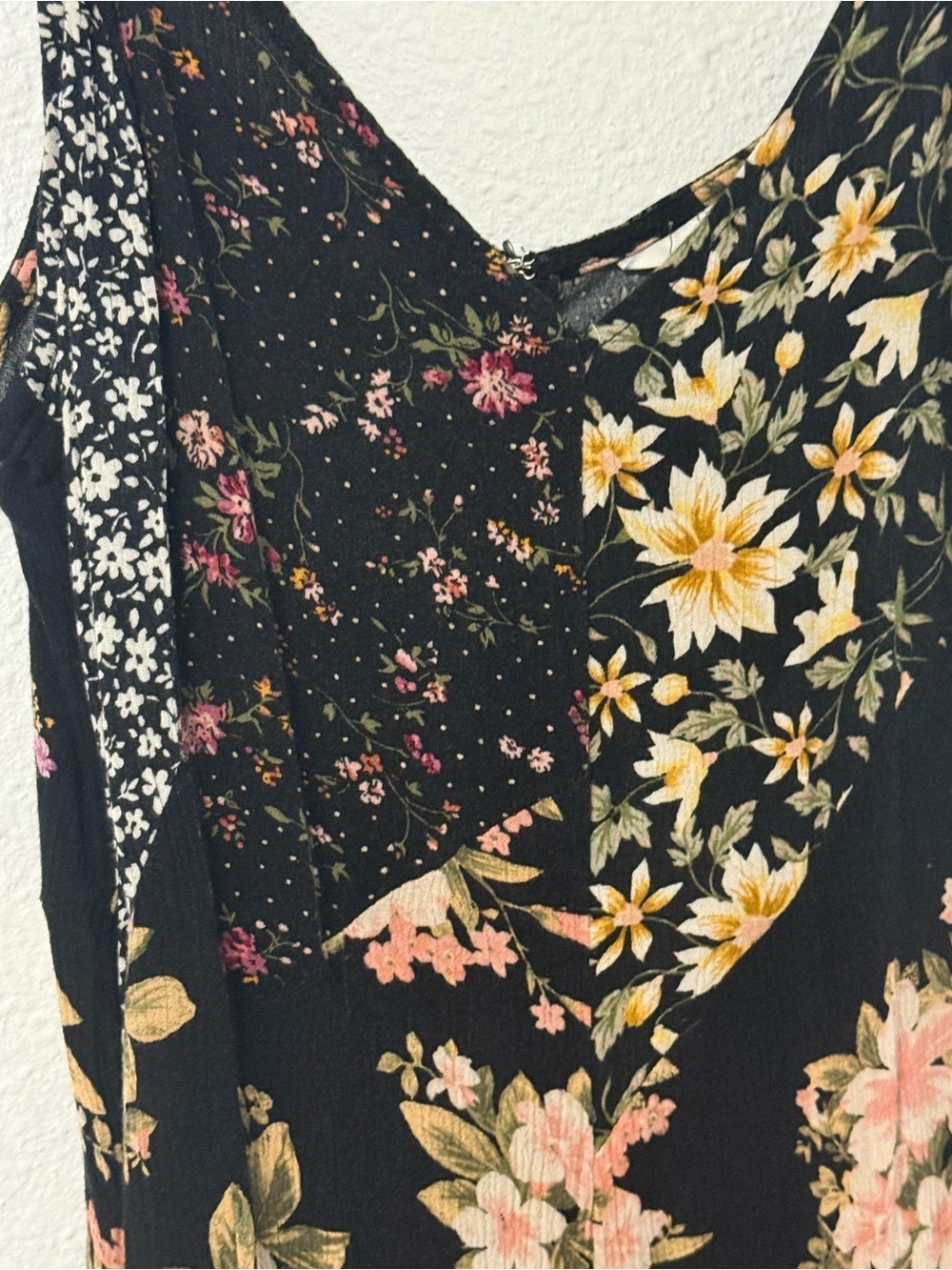 American Eagle Outfitters Black Floral Maxi Romper - Picture 9 of 14